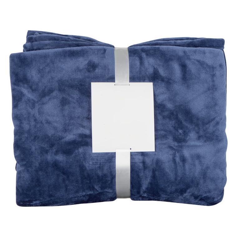 Pătură din flannel Kaunas Albastru închis 150 × 200
