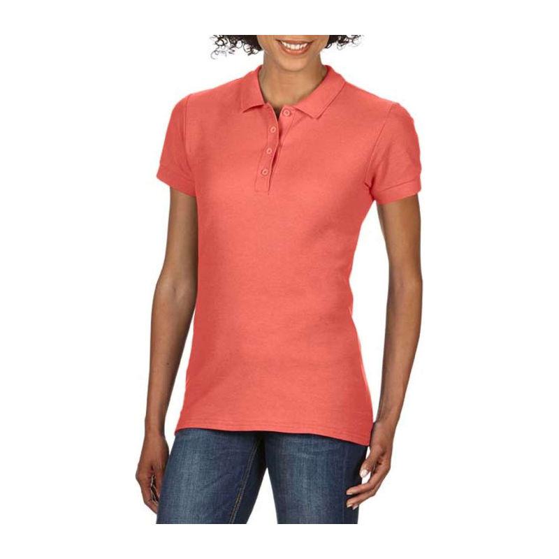 Tricou polo pentru femei Gildan Softstyle® Rosu