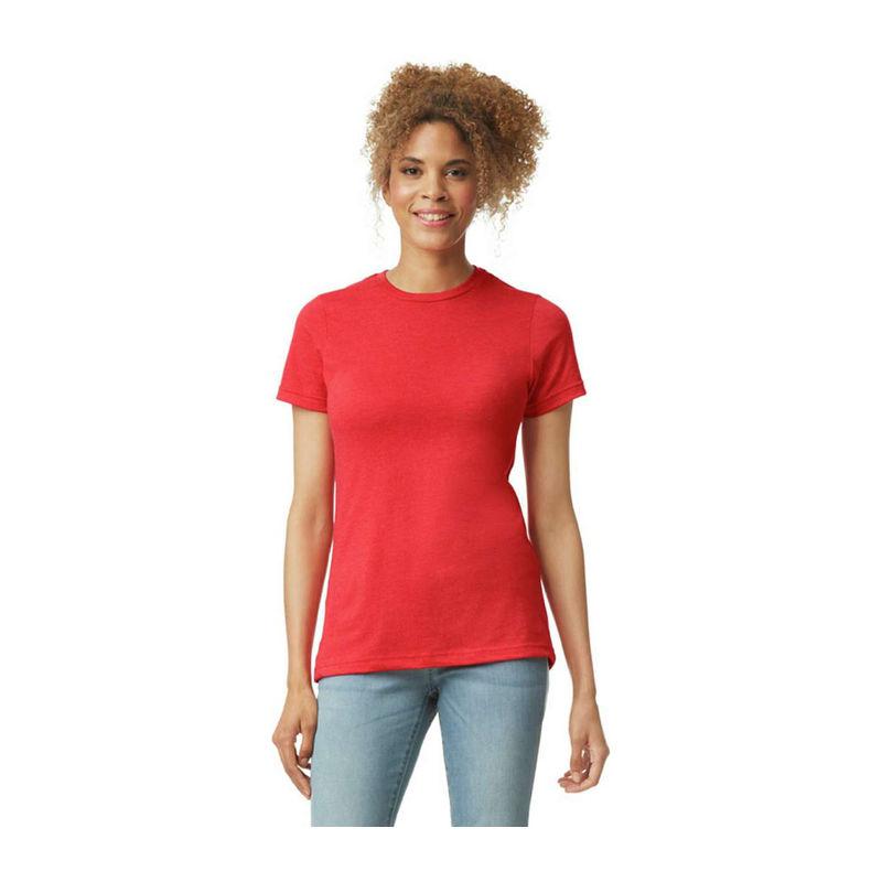 Tricou pentru femei Gildan Softstyle® CVC Red Mist L