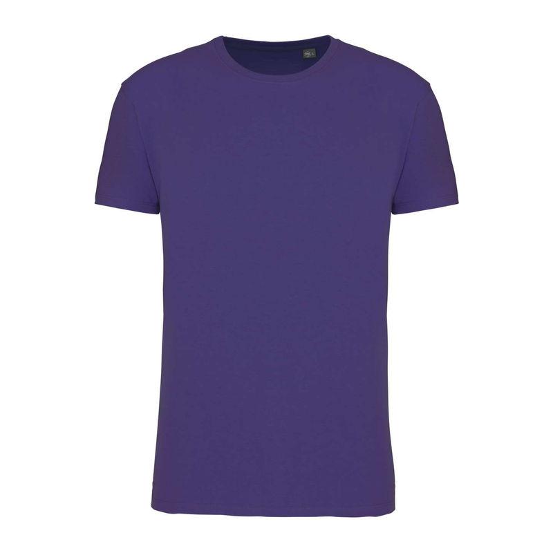 Tricou cu guler rotund pentru bărbați Bio150IC Deep Purple S