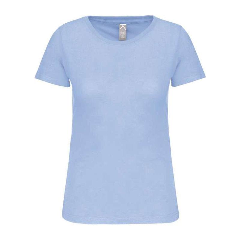 Tricou cu guler rotund pentru femei Bio150IC Albastru 3XL