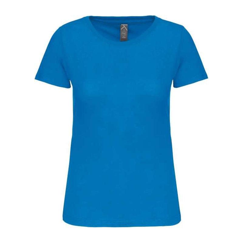 Tricou cu guler rotund pentru femei Bio150IC Tropical Blue 3XL