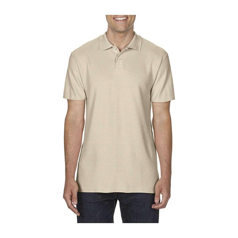 Tricou polo pentru bărbați Gildan Softstyle® Maro