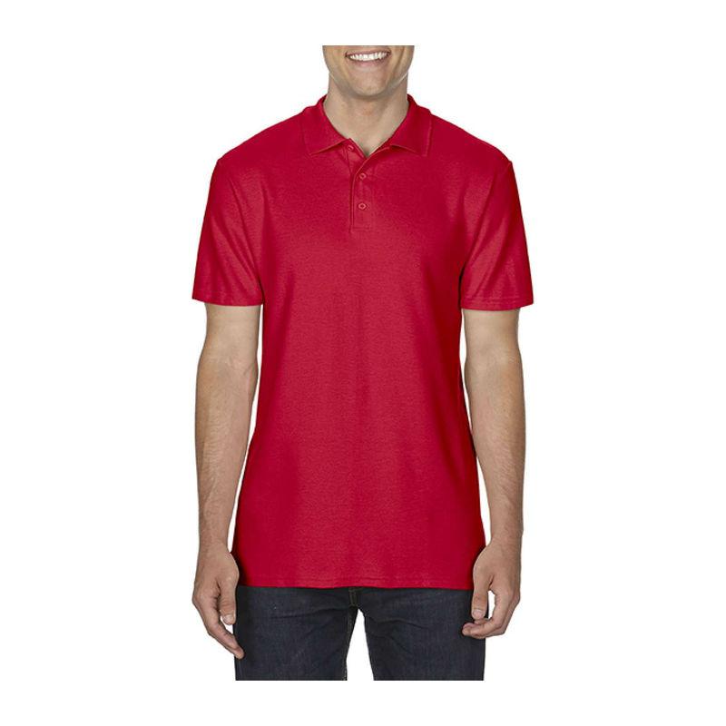 Tricou polo pentru bărbați Gildan Softstyle® Rosu
