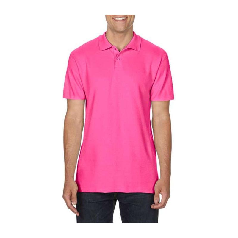 Tricou polo pentru bărbați Gildan Softstyle® Roz