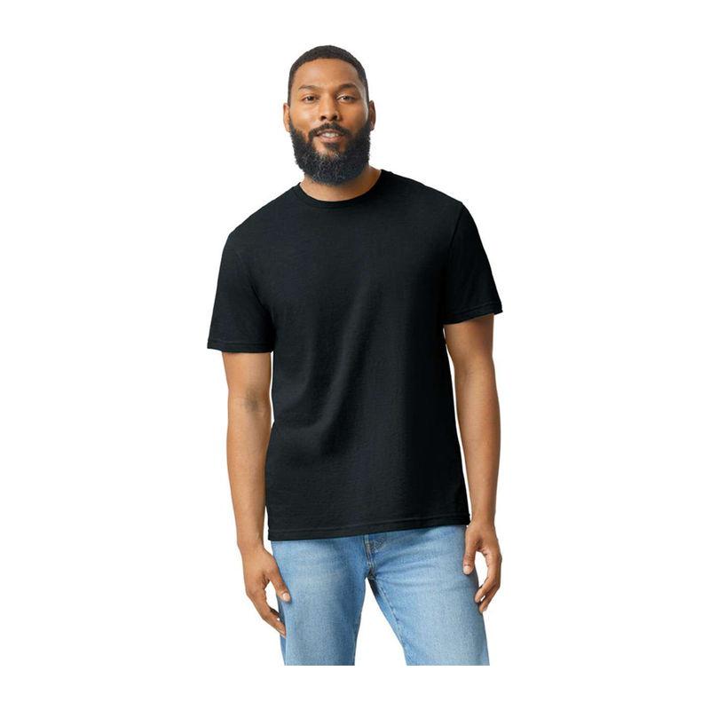 Tricou pentru bărbați Softstyle® CVC Negru S