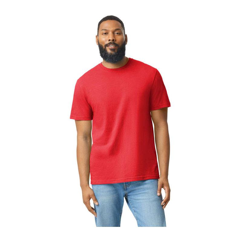 Tricou pentru bărbați Softstyle® CVC Red Mist M