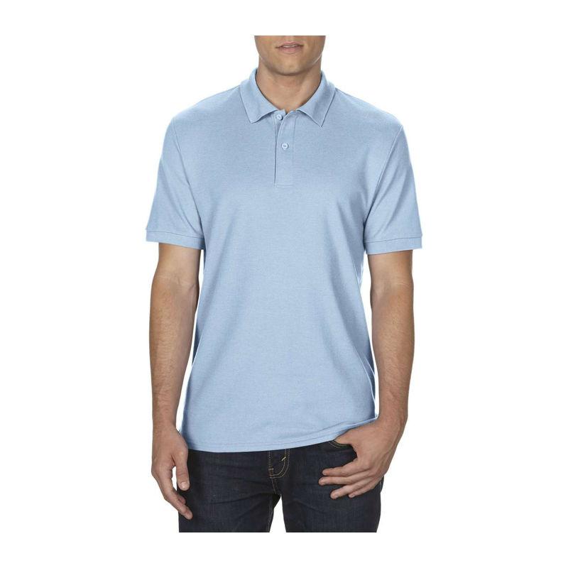 Tricou polo pentru bărbați Gildan DryBlend® Light Blue 3XL