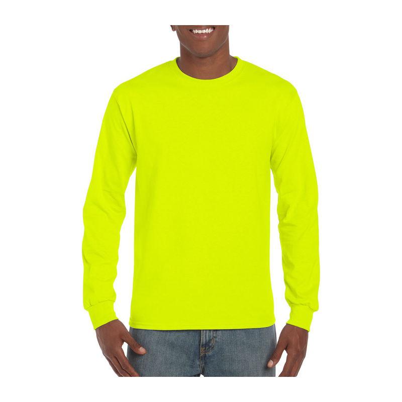 Tricou cu mânecă lungă pentru bărbați Gildan Ultra Cotton™ Galben 3XL