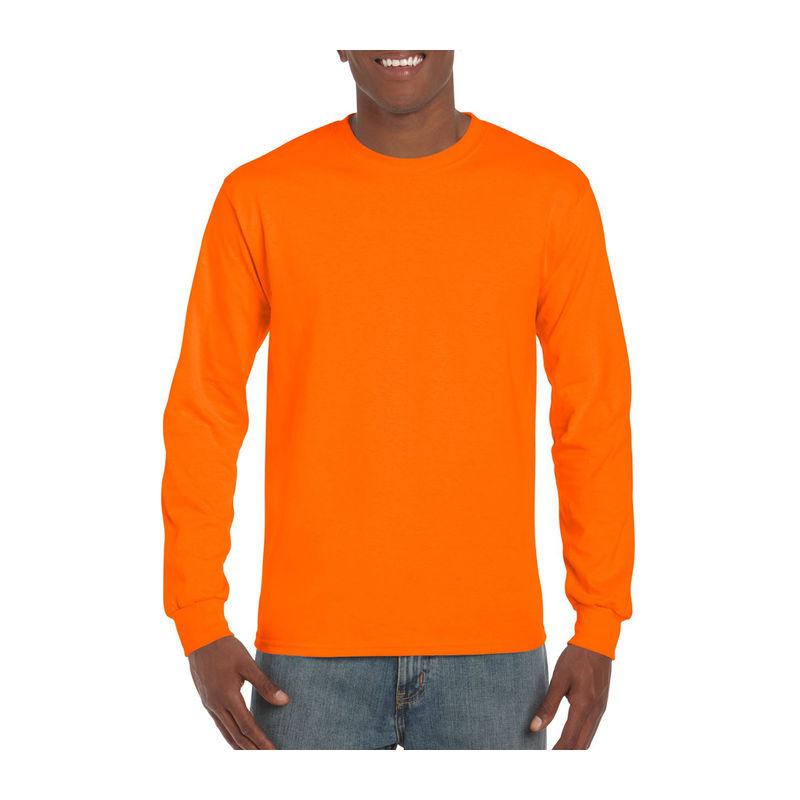 Tricou cu mânecă lungă pentru bărbați Gildan Ultra Cotton™ Portocaliu M