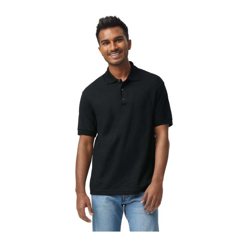 Tricou polo jersey pentru bărbați DryBlend® Negru XL
