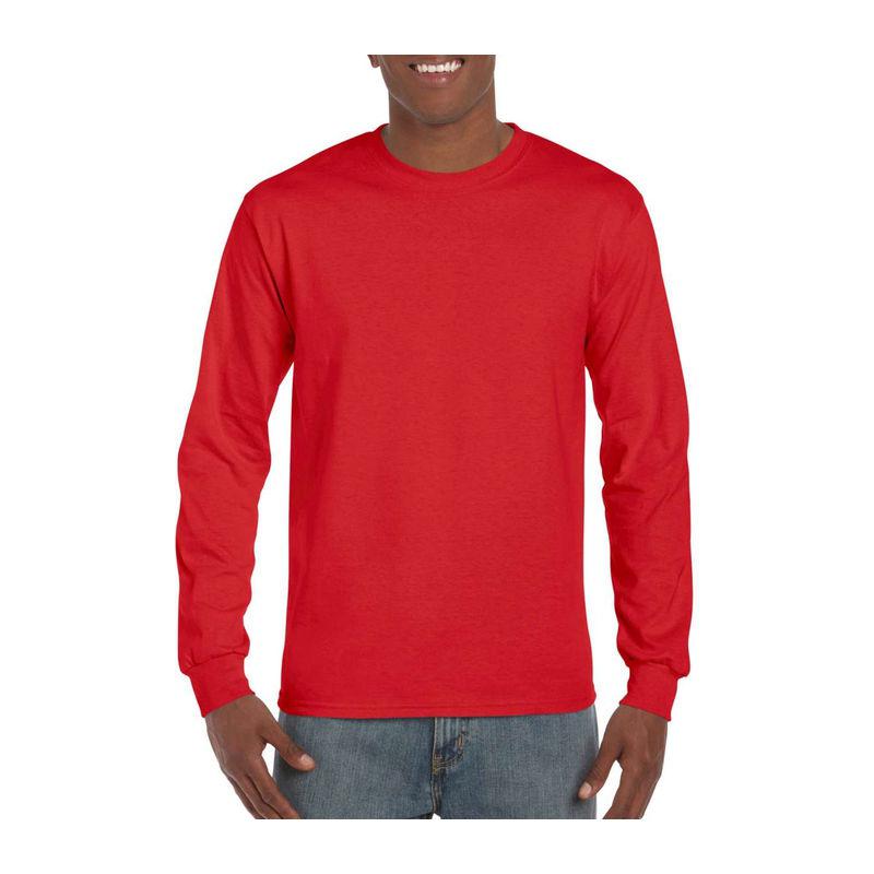 Tricou cu mănecă lungă pentru bărbați Gildan Hammer Sport Scarlet Red XL