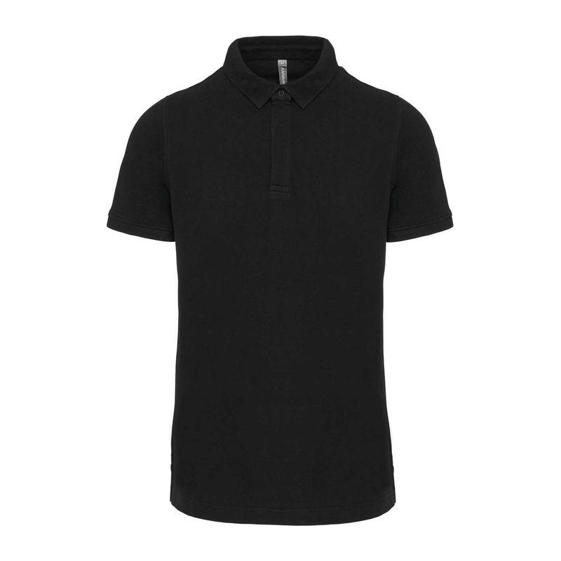 Tricou polo pentru bărbați, utilizare intensivă Negru 4XL
