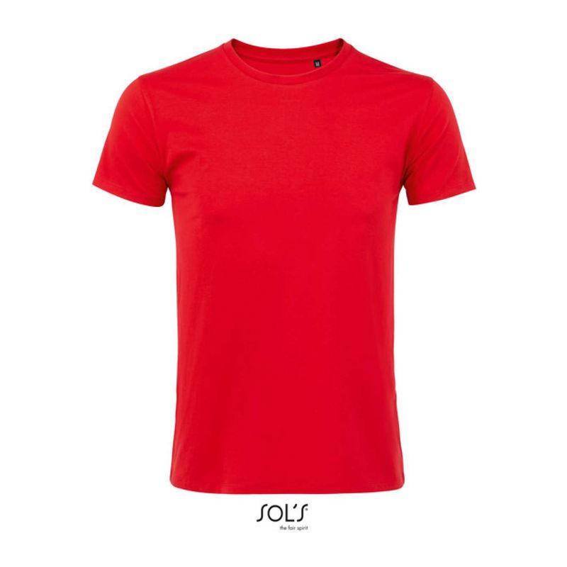 Tricou cu guler rotund, pentru bărbați, Sol's Imperial Fit Rosu XL