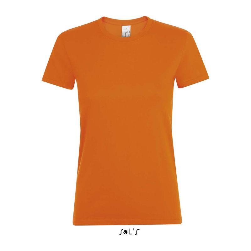 Tricou cu guler rotund, pentru femei, Sol's Regent Portocaliu 3XL