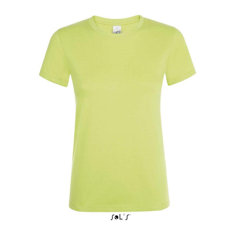 Tricou cu guler rotund, pentru femei, Sol's Regent Verde L