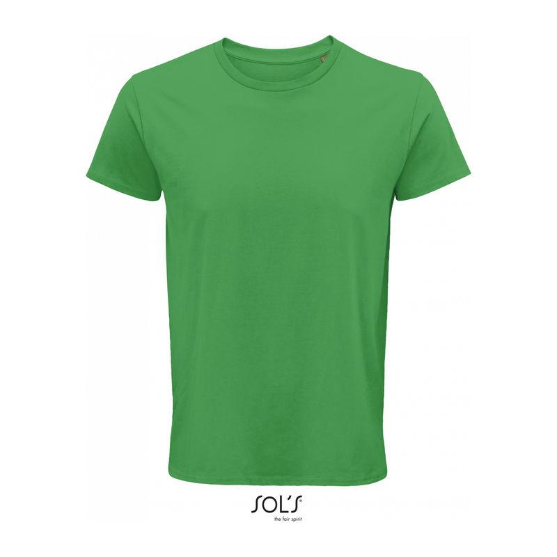 Tricou din bumbac organic cu guler rotund pentru bărbați Sol's Crusader Verde XL