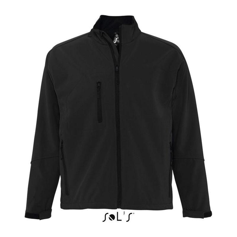 Jachetă softshell pentru bărbați Sol's Relax Negru XL