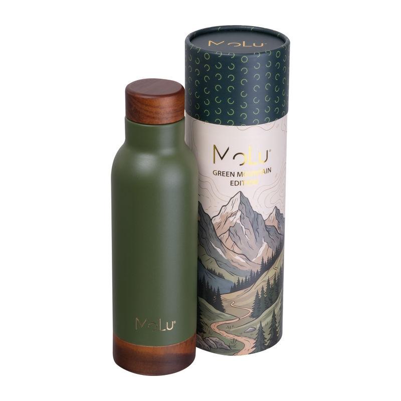 Sticlă de apă MoLu Côte d'Azur, 630 ml Khaki