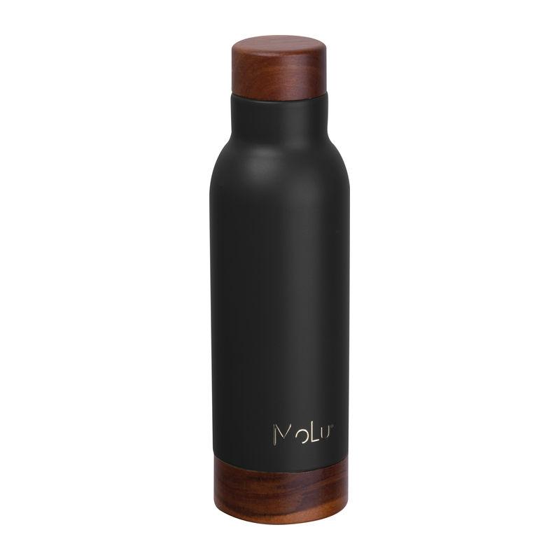 Sticlă de apă MoLu Côte d'Azur, 630 ml Negru