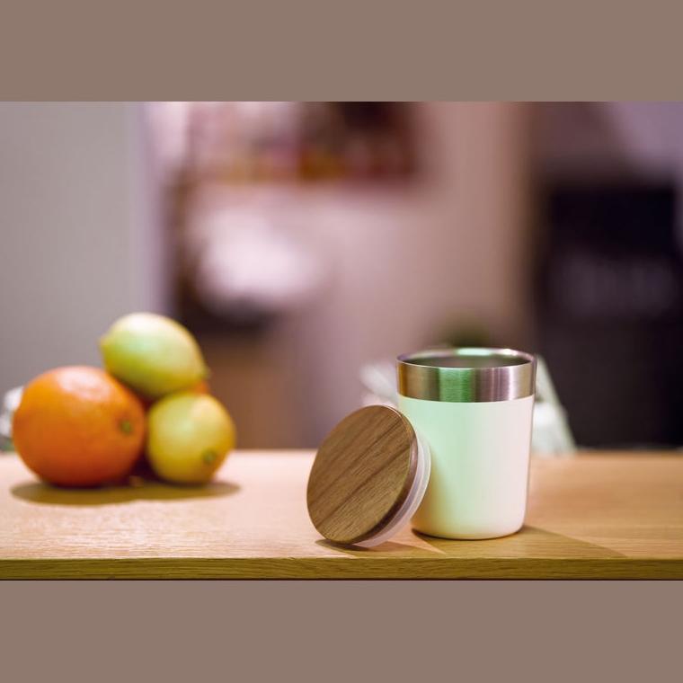 Pahar termos MoLu Portofinio, 300 ml Alb