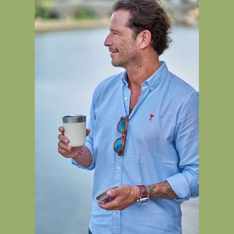 Pahar termos MoLu Portofinio, 300 ml Alb