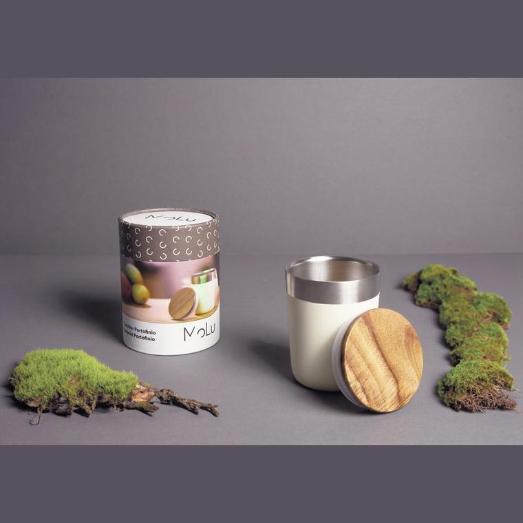 Pahar termos MoLu Portofinio, 300 ml Alb