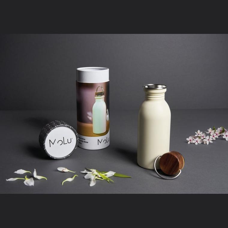 Sticlă de apă MoLu Ibiza, 500 ml Alb