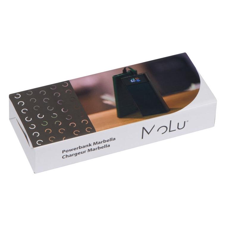 Powerbank MoLu Marbella, 20.000 mAh Negru