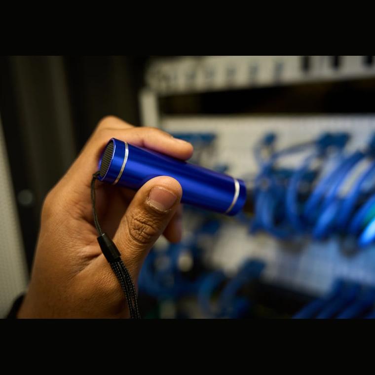 Lanternă reciclabilă Utrecht Albastru