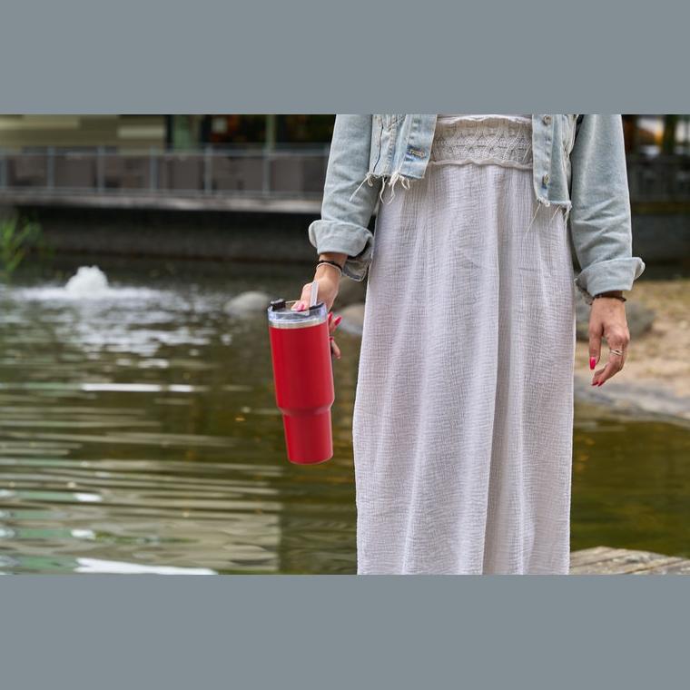 Cană termos XXL Tel Aviv 1200 ml Roșu