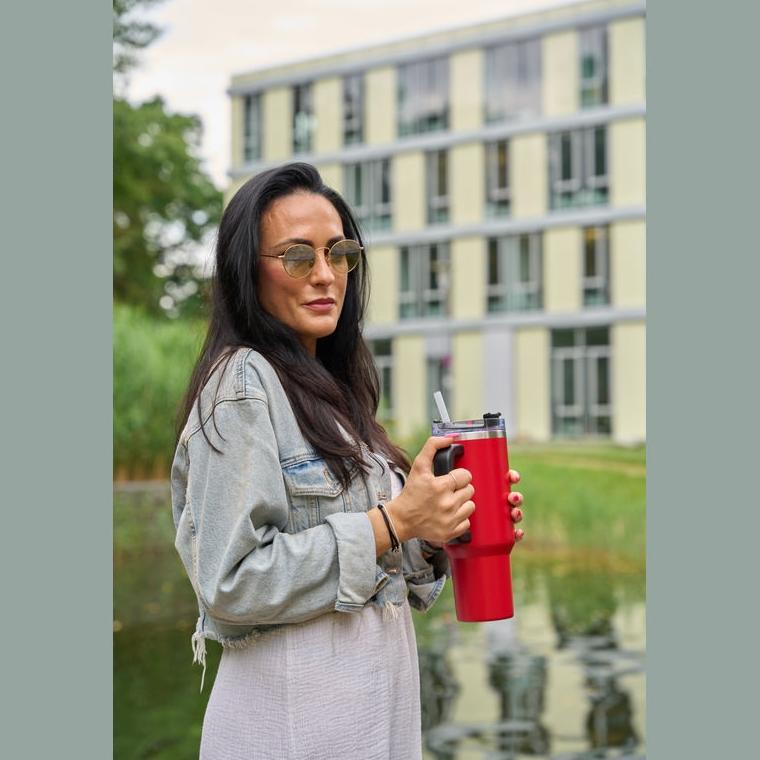 Cană termos XXL Tel Aviv 1200 ml Roșu