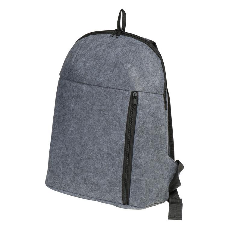 Rucsac pâslă RPET Davos Gri-Argintiu