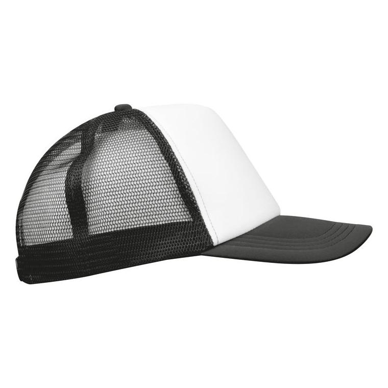 Șapcă trucker cu 5 panele Egmond Negru