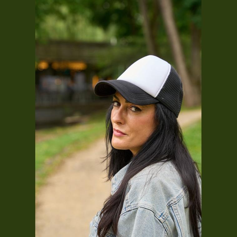 Șapcă trucker cu 5 panele Egmond Negru