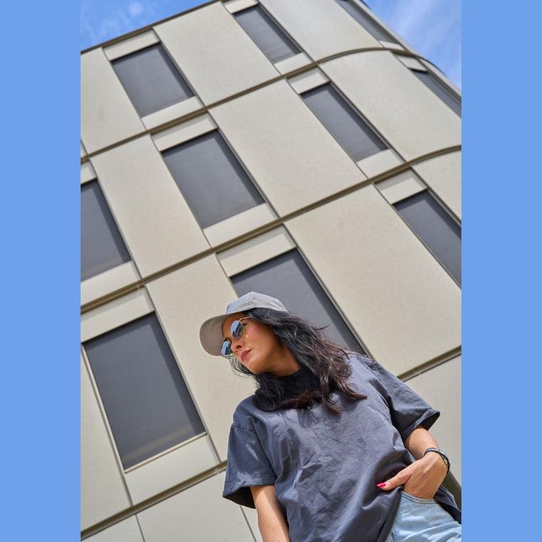 Șapcă baseball reflectorizantă 5 panele Hanoi Gri