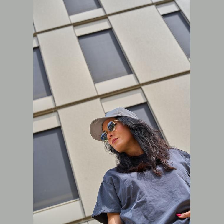 Șapcă baseball reflectorizantă 5 panele Hanoi Gri