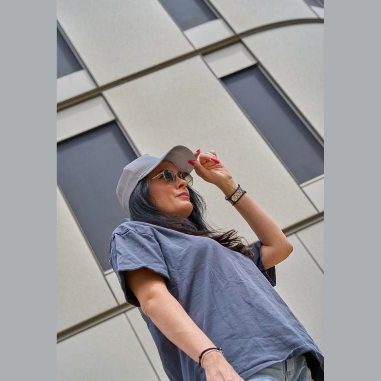 Șapcă baseball reflectorizantă 5 panele Hanoi Gri