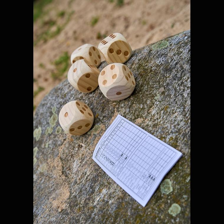 Set de zaruri XXL Las Vegas Beige