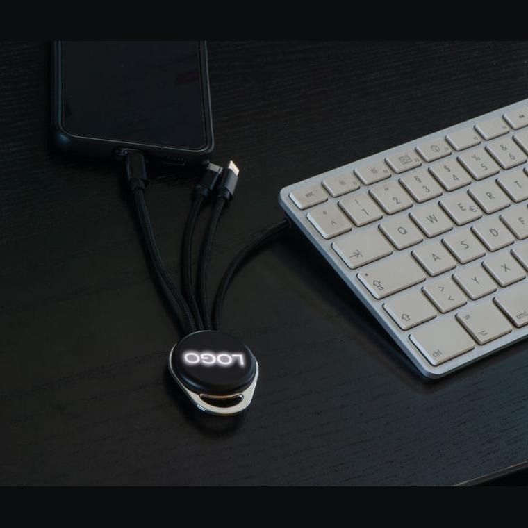 Set cablu de încărcare Middlesbrough Negru