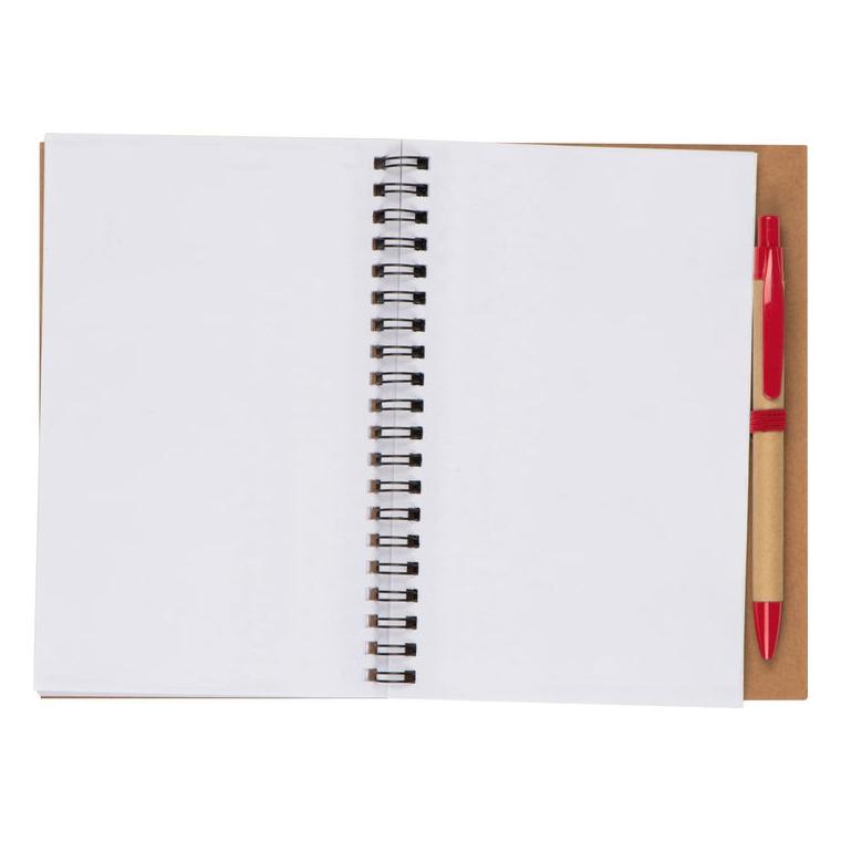 Notes cu spirală Ravenna, A5 Roșu