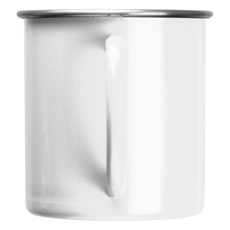 Cană din oțel Trezzo, 350 ml Alb