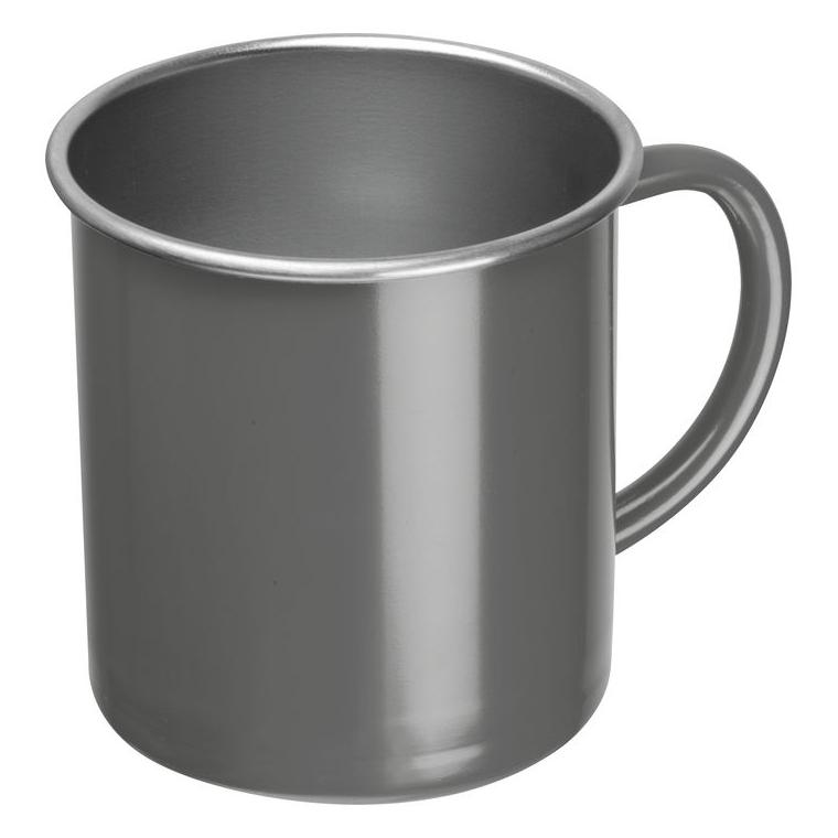 Cană din oțel Trezzo, 350 ml Gri-Argintiu