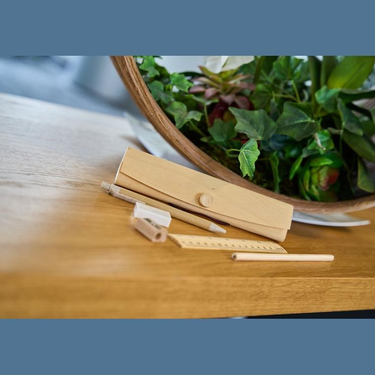 Set de scris Teresina Beige