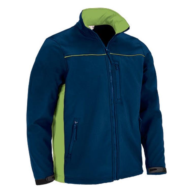 Jachetă oft-shell THUNDER Orion Navy Blue - Apple Green