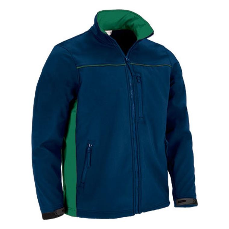 Jachetă oft-shell THUNDER Orion Navy Blue-Kelly Green 3XL
