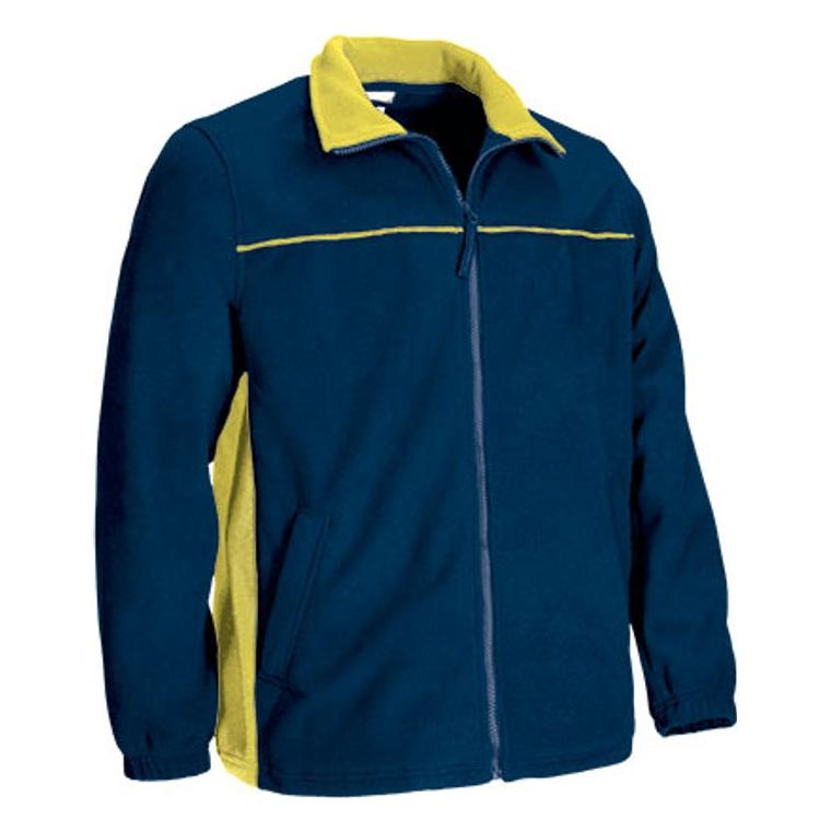 Jachetă fleece THUNDER Orion Navy Blue - Lemon Yellow 3XL
