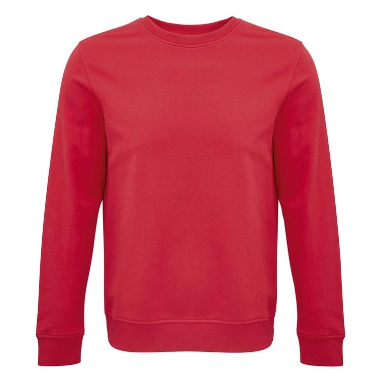 Hanorac unisex cu guler rotund Sol's Comet Rosu