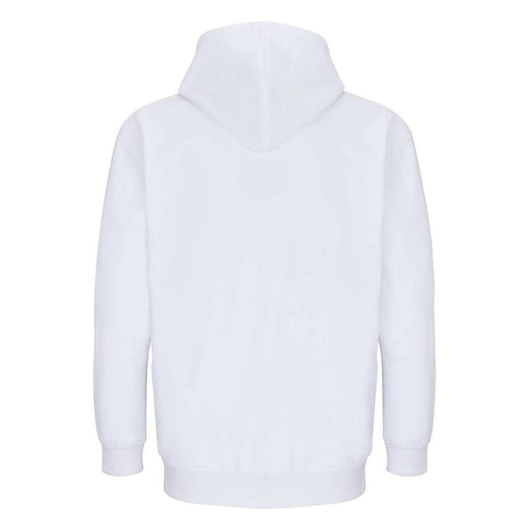 Hanorac unisex cu fermoar Sol's Carter Alb L