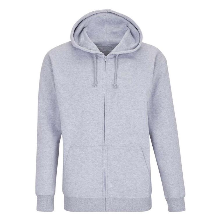 Hanorac unisex cu fermoar Sol's Carter Grey Melange